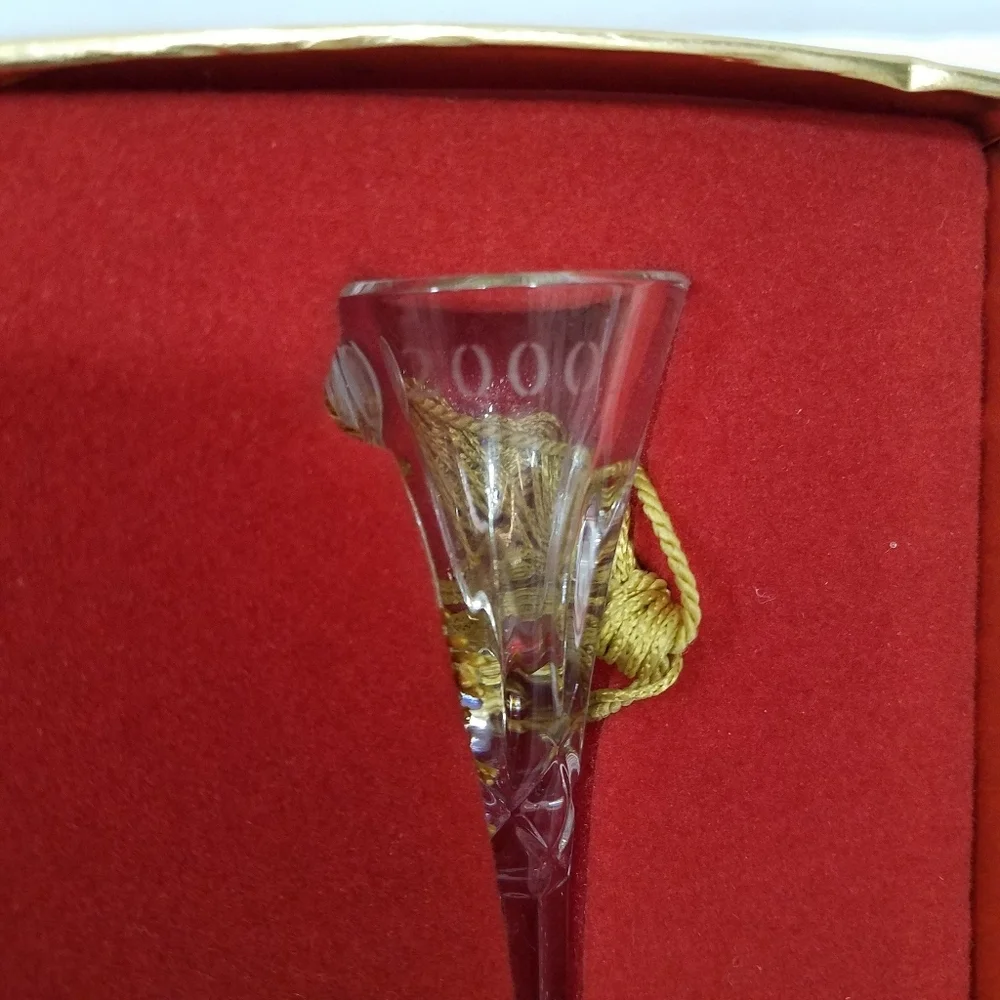Gorham Crystal 2000 Lady Ann Flute Ornament